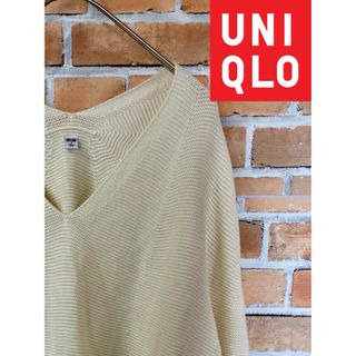 ユニクロ(UNIQLO)の【上品】UNIQLO ユニクロ☆シンプルで可愛い畦編みニット！(ニット/セーター)