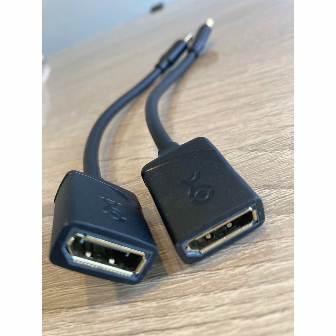 Mini DisplayPort　2個　Cable Matters スマホ/家電/カメラのテレビ/映像機器(映像用ケーブル)の商品写真