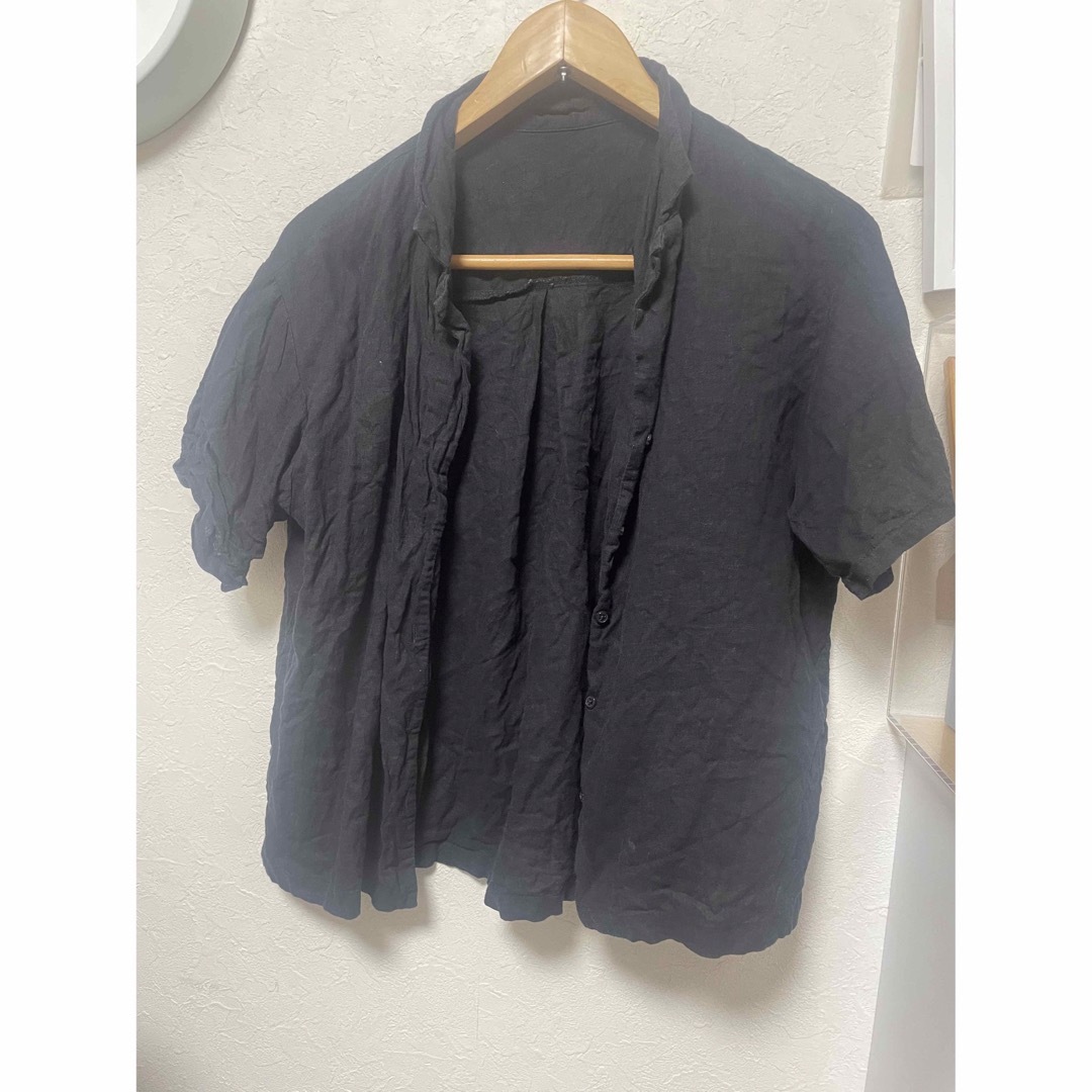 半袖　黒　羽織物 レディースのトップス(Tシャツ(半袖/袖なし))の商品写真