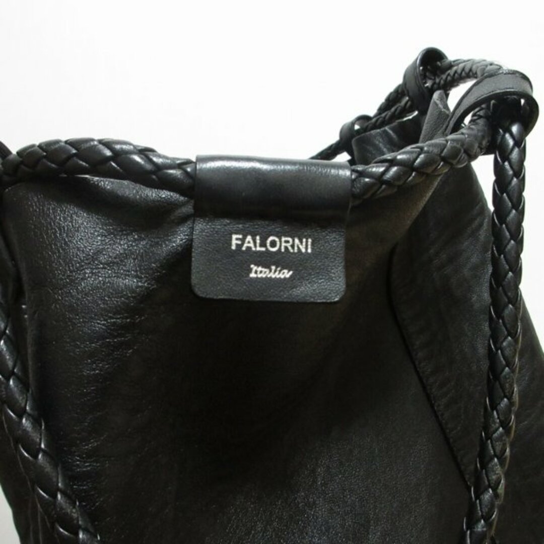 FALORNI(ファロルニ)のファロルニ ハンドバック ショルダーバッグ 巾着バッグ 黒 ブラック メンズのバッグ(その他)の商品写真