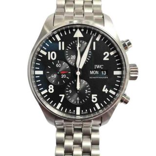 インターナショナルウォッチカンパニー(IWC)のIWC シャフハウゼン パイロットウォッチ クロノグラフ IW377710 黒(腕時計)