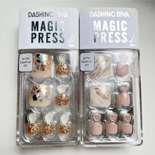 DASHING DIVA - DASHING DIVA フット用 ネイルチップ/ネイルシール セット①