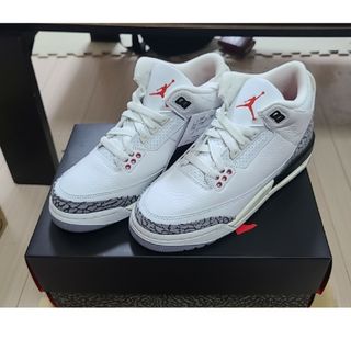 ナイキ(NIKE)のNike Air Jordan 3 Retro White Cement(スニーカー)