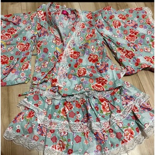 リトルプリンセス ミニ 浴衣 ドレス セパレート 130cm(甚平/浴衣)