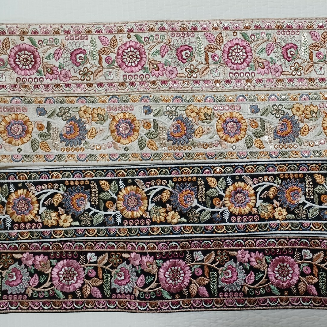 参考ページ　インド刺繍リボン ハンドメイドの素材/材料(生地/糸)の商品写真