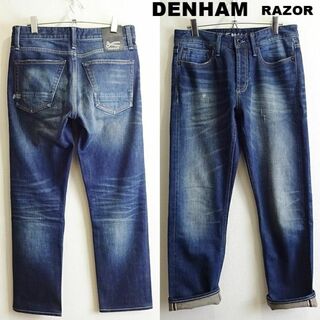 DENHAM - DENHAM　RAZOR　W78cm　スリムフィットデニム　ストレッチ　藍青