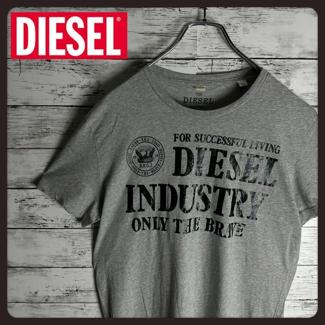 DIESEL(ディーゼル)のDIESEL ディーゼル　Tシャツ　グレー　Mサイズ メンズのトップス(Tシャツ/カットソー(半袖/袖なし))の商品写真