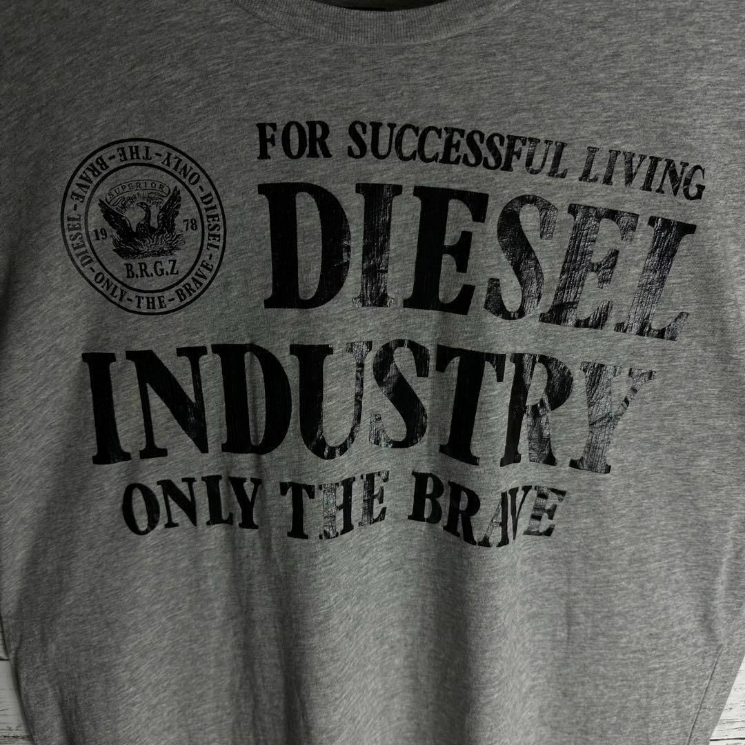 DIESEL(ディーゼル)のDIESEL ディーゼル　Tシャツ　グレー　Mサイズ メンズのトップス(Tシャツ/カットソー(半袖/袖なし))の商品写真