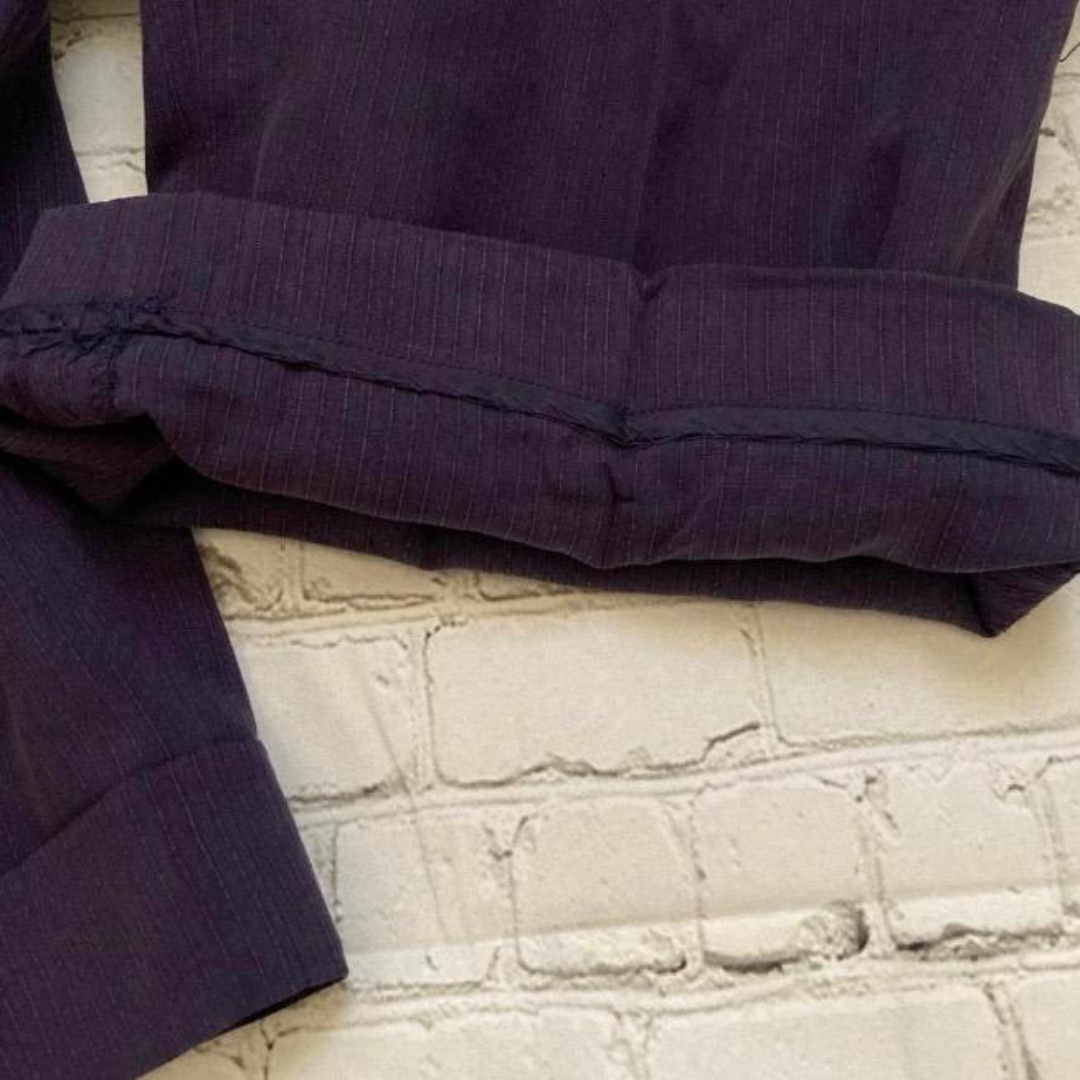 新品　jasmi silk 絹 シルク 100% スラックス 通勤 レディースのパンツ(カジュアルパンツ)の商品写真