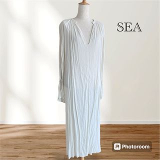 シー(SEA)のシー　リネン混ワンピース(ロングワンピース/マキシワンピース)