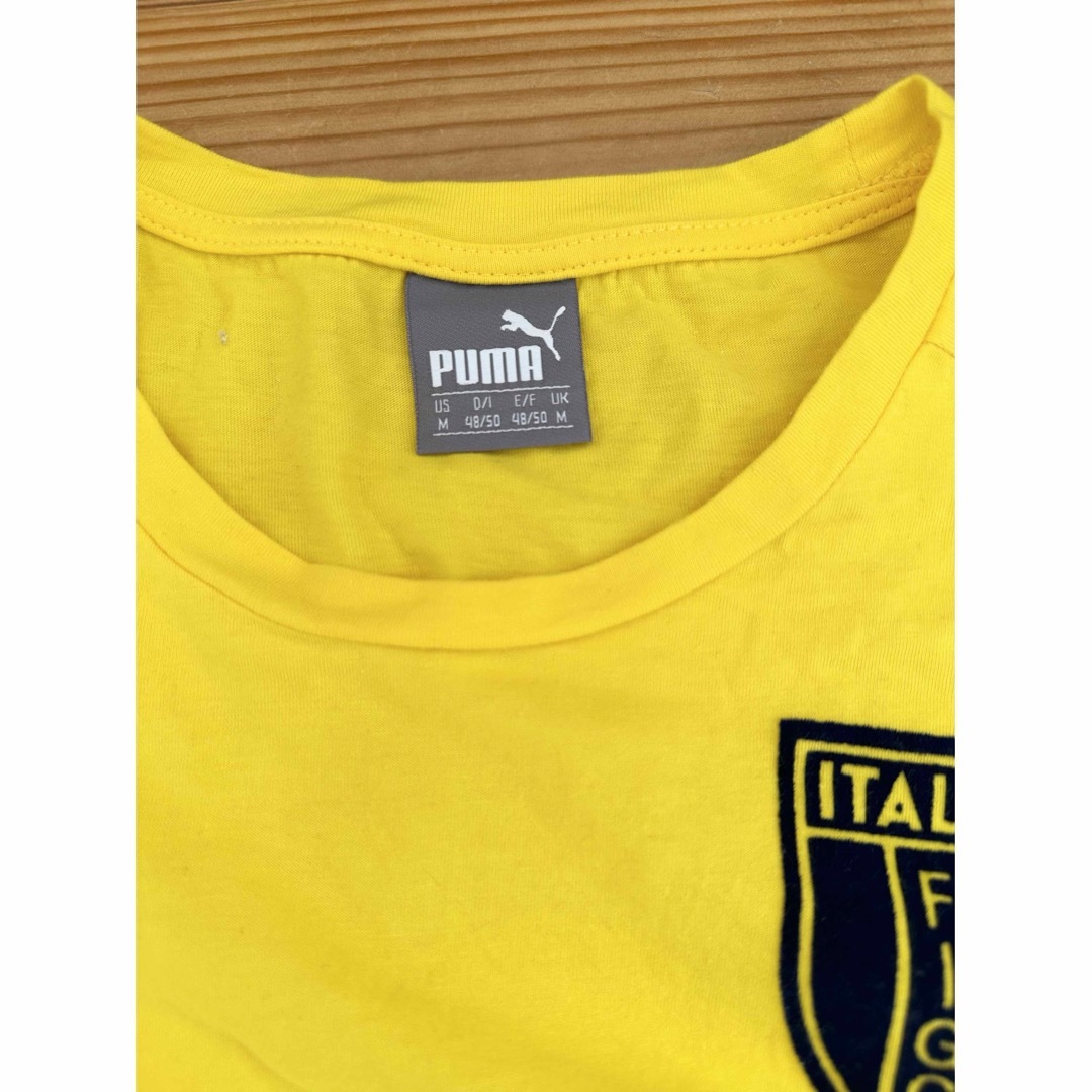 PUMA(プーマ)のプーマ *PUMA ロゴTシャツ　イエロー メンズのトップス(Tシャツ/カットソー(半袖/袖なし))の商品写真