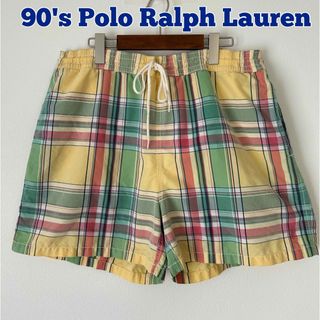 POLO RALPH LAUREN - Polo Ralph Lauren ハーフパンツ　スイムショーツ　90's 古着