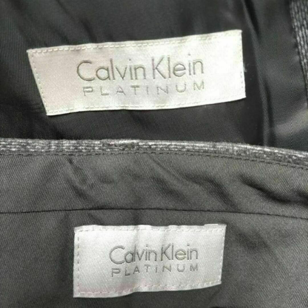 Calvin Klein(カルバンクライン)のカルバンクライン プラチナム 冬用 シングルスーツ グレー 38 メンズのスーツ(セットアップ)の商品写真