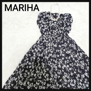 MARIHA - 【美品】マリハ 草原の夢のドレス ロングワンピース ベアワンピース 総柄 花柄