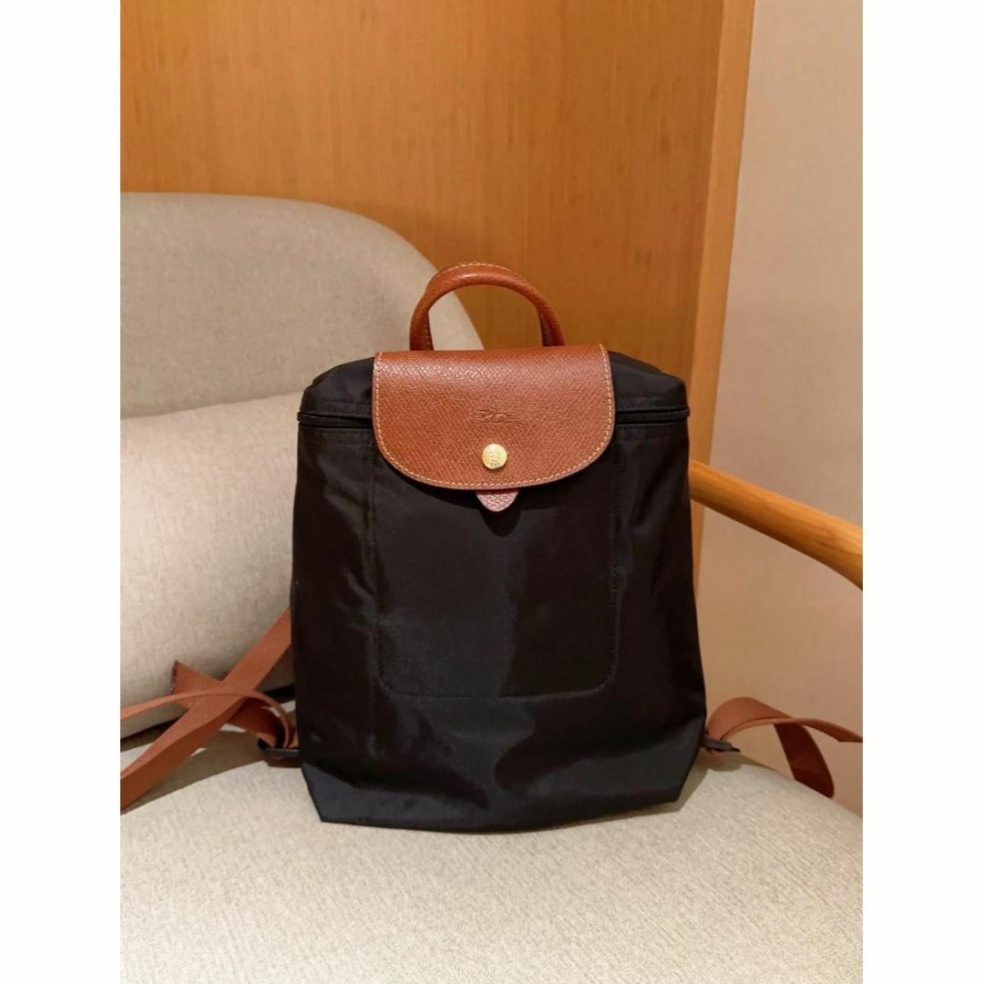 ✨Longchamp ロンシャン クラシック ブラック リュック メンズのバッグ(バッグパック/リュック)の商品写真