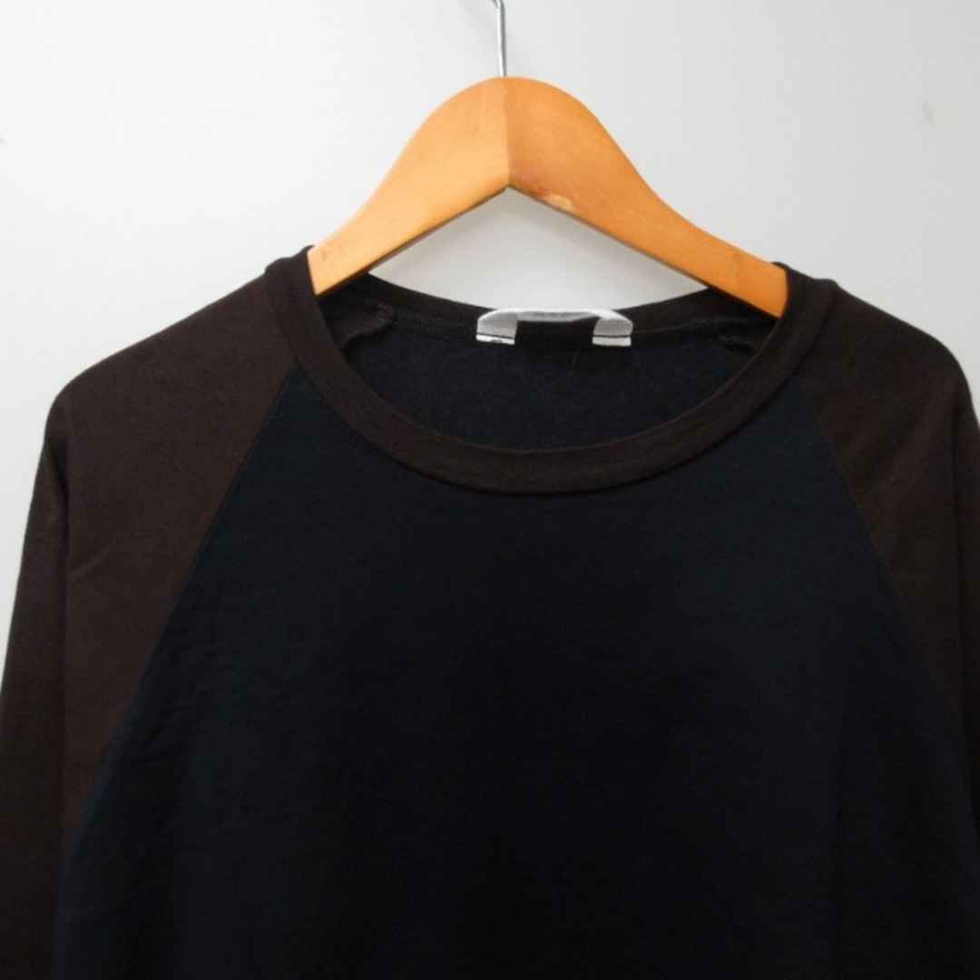 ネーム 22AW RAGLAN SLEEVE L/S BIG Tシャツ 黒 約M メンズのトップス(Tシャツ/カットソー(七分/長袖))の商品写真