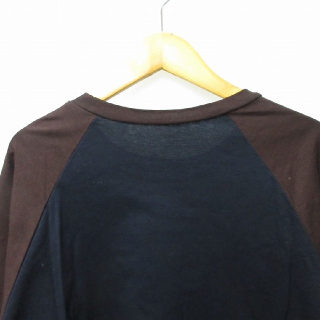 ネーム 22AW RAGLAN SLEEVE L/S BIG Tシャツ 黒 約M メンズのトップス(Tシャツ/カットソー(七分/長袖))の商品写真