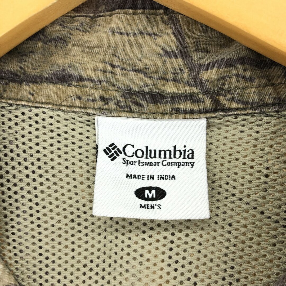 Columbia(コロンビア)の古着 00年代~ コロンビア Columbia 迷彩柄 リアルツリーカモ 半袖 ハンティングシャツ メンズM /eaa448844 メンズのトップス(シャツ)の商品写真