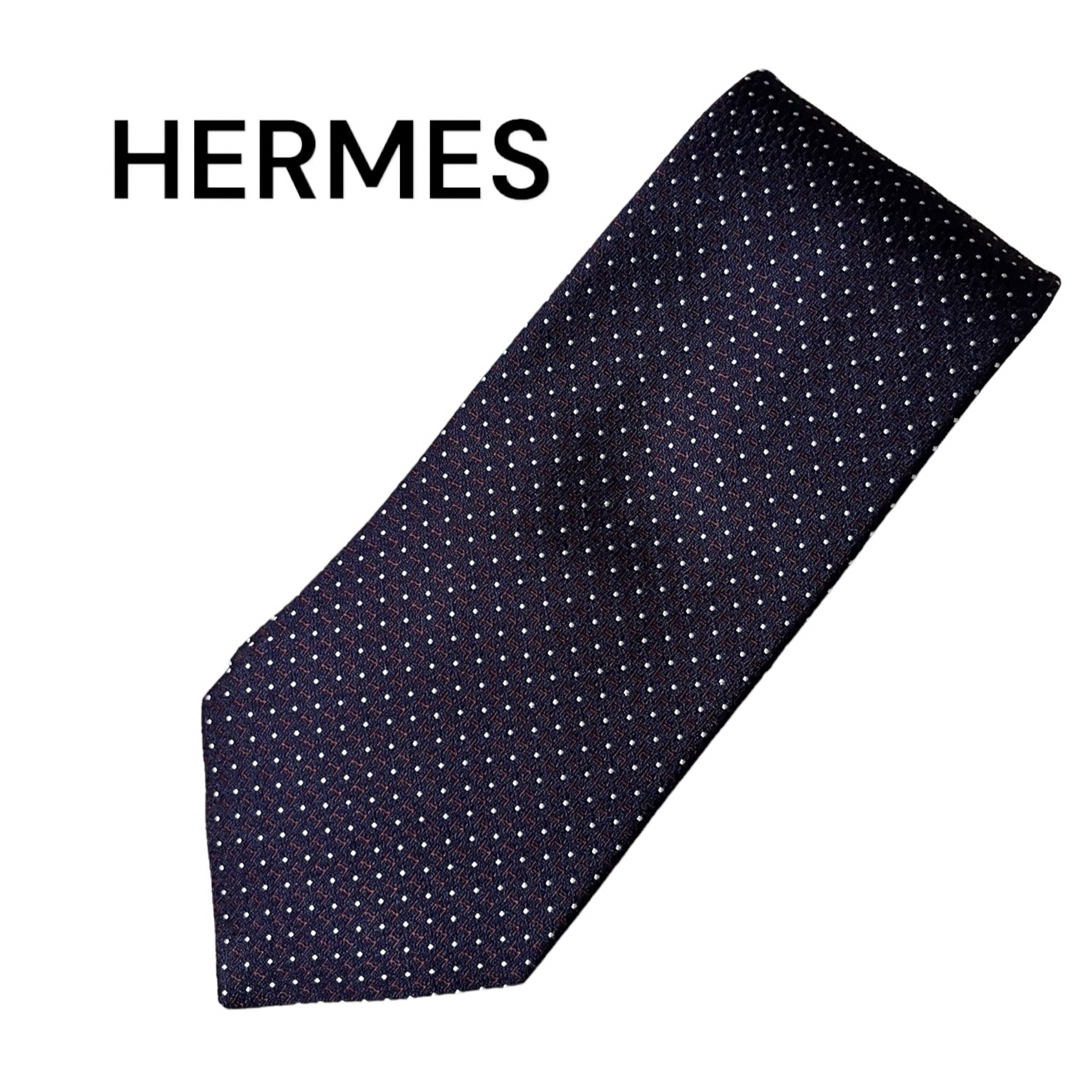 Hermes(エルメス)のHERMES エルメス ネクタイ クラヴァット シルクタイ H659208T メンズのファッション小物(ネクタイ)の商品写真