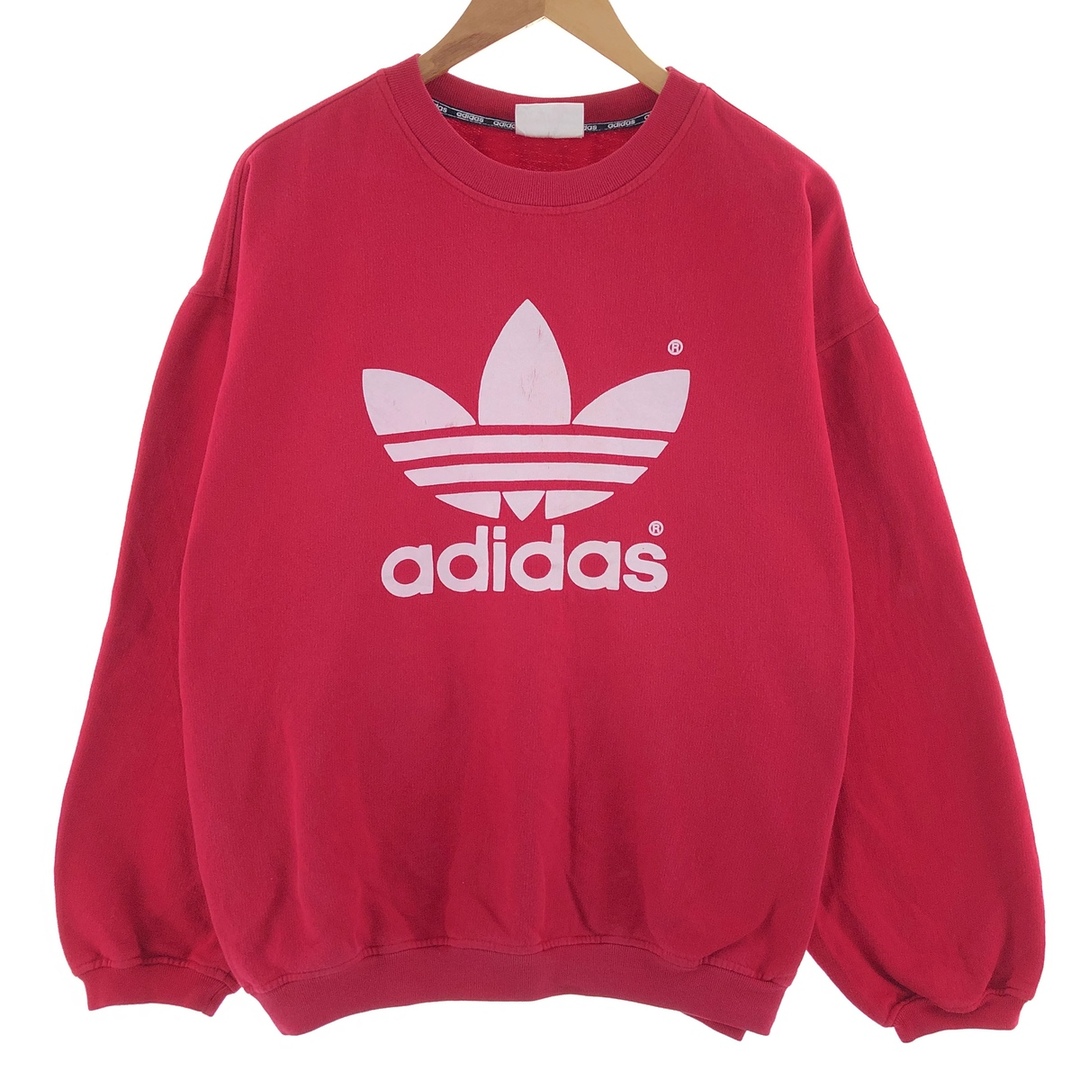 adidas(アディダス)の古着 80年代 アディダス adidas トレフォイルロゴ ロゴスウェットシャツ トレーナー メンズL ヴィンテージ /eaa381091 メンズのトップス(スウェット)の商品写真