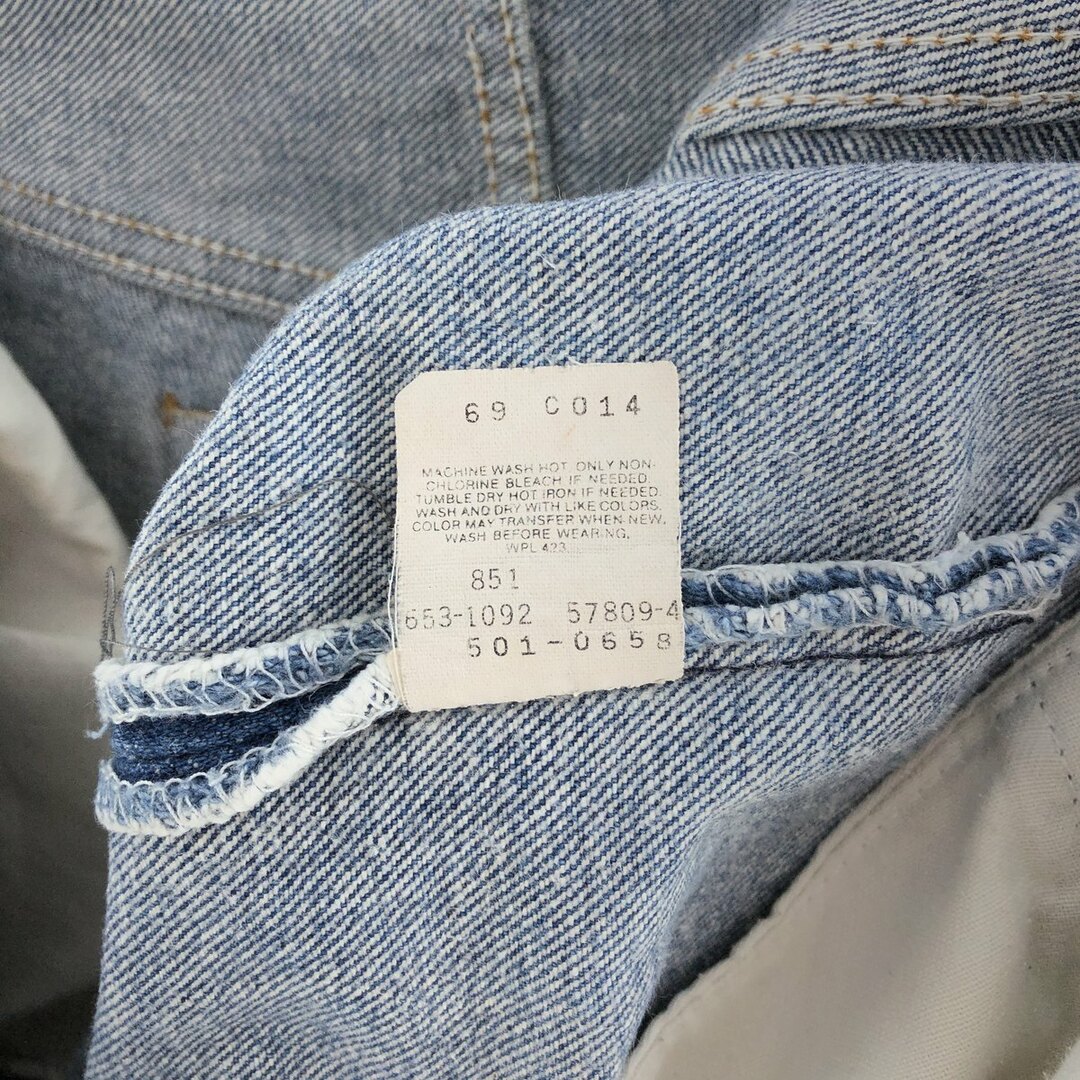 Levi's(リーバイス)の古着 90年代 リーバイス Levi's 501-0658 ストレートデニムパンツ USA製 メンズw34 ヴィンテージ /eaa392523 メンズのパンツ(デニム/ジーンズ)の商品写真