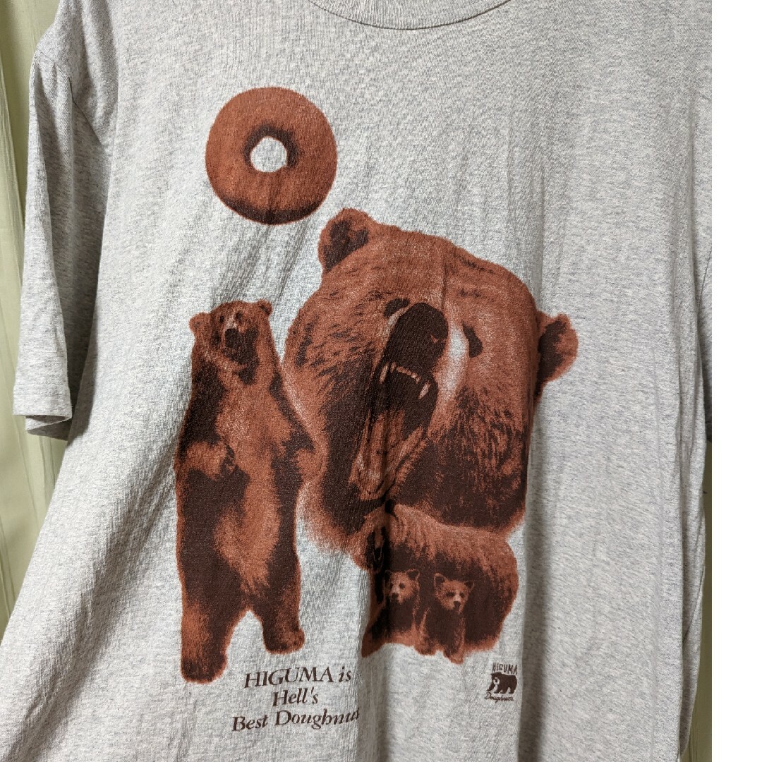 TACOMA FUJI RECORDS(タコマフジレコード)のタコマフジレコード　レア品　ヒグマドーナツコラボ　Mサイズ メンズのトップス(Tシャツ/カットソー(半袖/袖なし))の商品写真