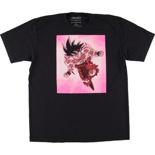 古着 DRAGONBALL Z ドラゴンボールZ キャラクタープリントTシャツ メンズM /eaa447141(Tシャツ/カットソー(半袖/袖なし))