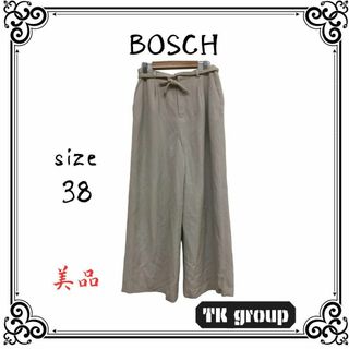 BOSCH - 美品 BOSCH ボッシュ レディース パンツ ワイド 38 麻