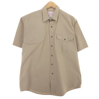 フィルソン(FILSON)の古着 フィルソン FILSON 半袖 ハンティングシャツ USA製 メンズL /eaa448857(シャツ)