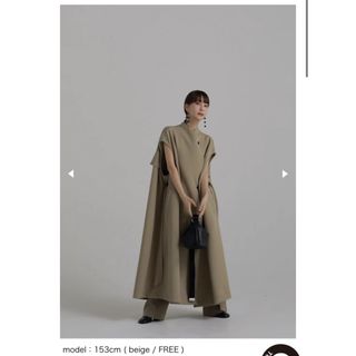 CLANE - Louren＊volume flare trench coat