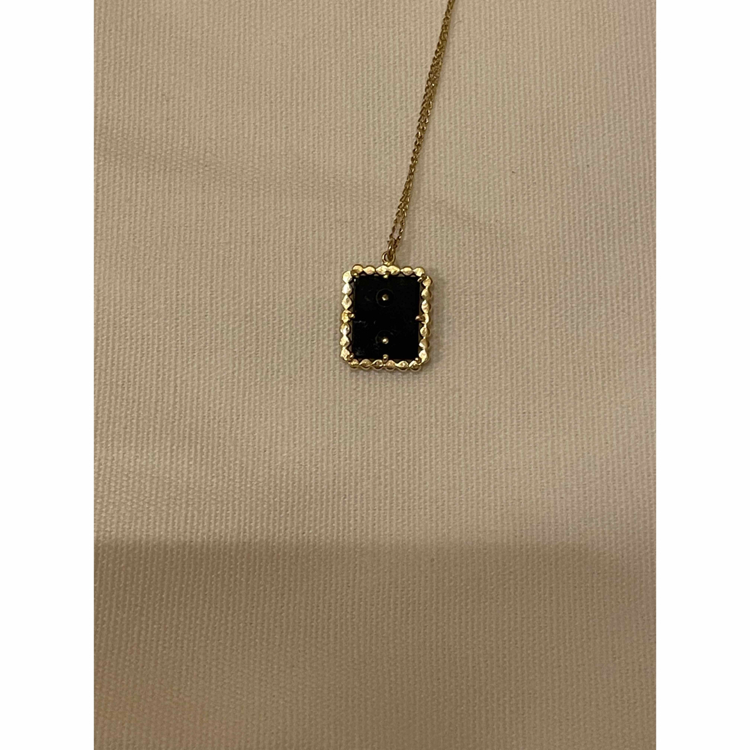 美品 AHKAH ココレースオニキス ネックレス 美品 AHKAH ココレースオニキス ネックレス