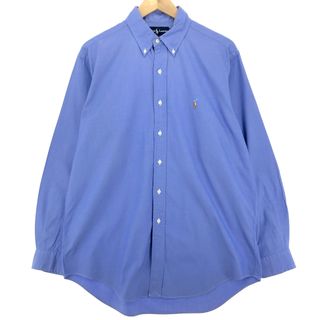 ラルフローレン(Ralph Lauren)の古着 ラルフローレン Ralph Lauren YARMOUTH 長袖 ボタンダウンシャツ メンズL /eaa448876(シャツ)