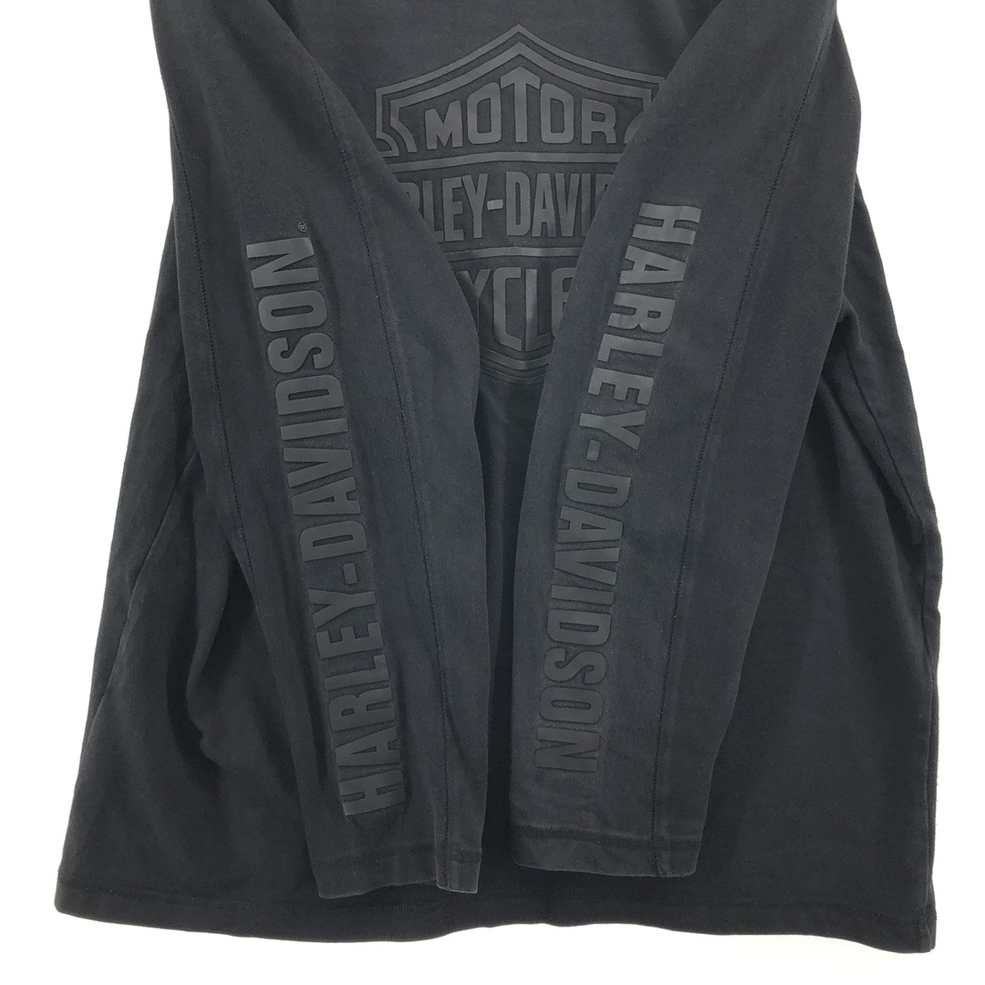 Harley Davidson(ハーレーダビッドソン)の古着 ハーレーダビッドソン Harley-Davidson バックプリント ロングTシャツ ロンT メンズXL /eaa399897 メンズのトップス(Tシャツ/カットソー(半袖/袖なし))の商品写真