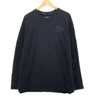 古着 ハーレーダビッドソン Harley-Davidson バックプリント ロングTシャツ ロンT メンズXL /eaa399897