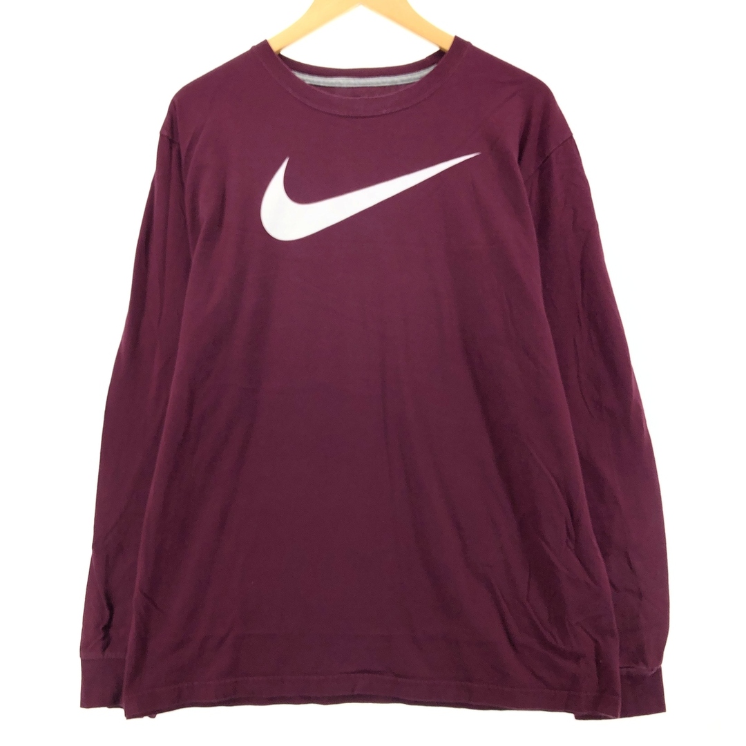 NIKE(ナイキ)の古着 ナイキ NIKE ロングTシャツ ロンT メンズXL /eaa410252 メンズのトップス(Tシャツ/カットソー(半袖/袖なし))の商品写真