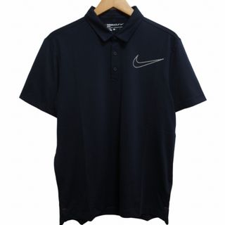 ナイキゴルフ NIKE GOLF ポロシャツ カットソー 半袖 紺 L (シャツ)