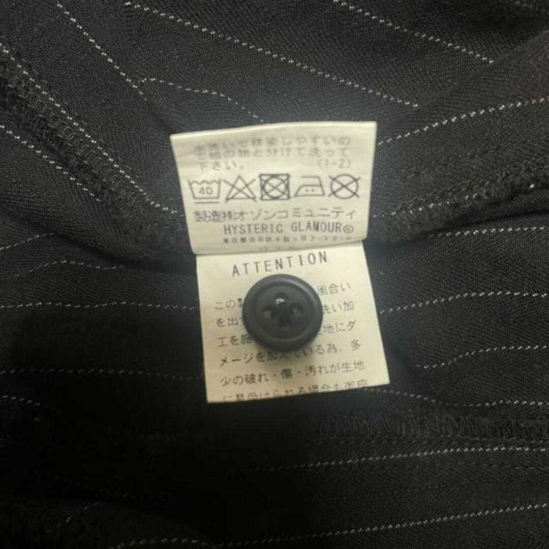 HYSTERIC GLAMOUR(ヒステリックグラマー)のヒステリックグラマー 美品 ショートデニムジャケット Gジャン 黒 F メンズのジャケット/アウター(Gジャン/デニムジャケット)の商品写真