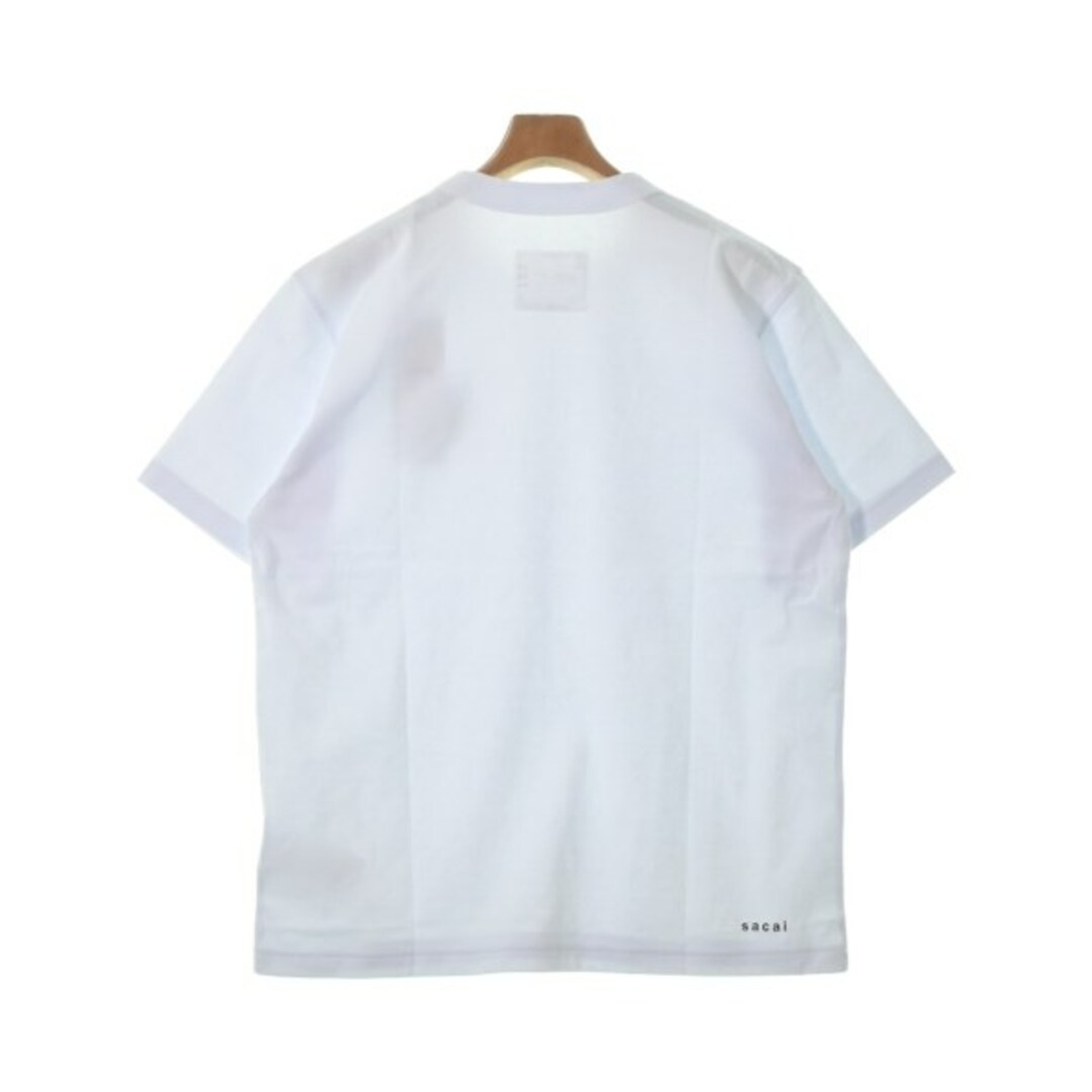 sacai(サカイ)のsacai サカイ Tシャツ・カットソー 3(L位) 白 【古着】【中古】 メンズのトップス(Tシャツ/カットソー(半袖/袖なし))の商品写真