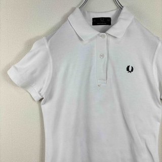 フレッドペリー(FRED PERRY)のフレッドペリー　ポロシャツ　レディース　G3 白　uk8 S EUR36(ポロシャツ)