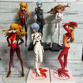 バンプレスト(BANPRESTO)のBBB エヴァンゲリオン アスカ & レイ フィギュア 6種セット(アニメ/ゲーム)