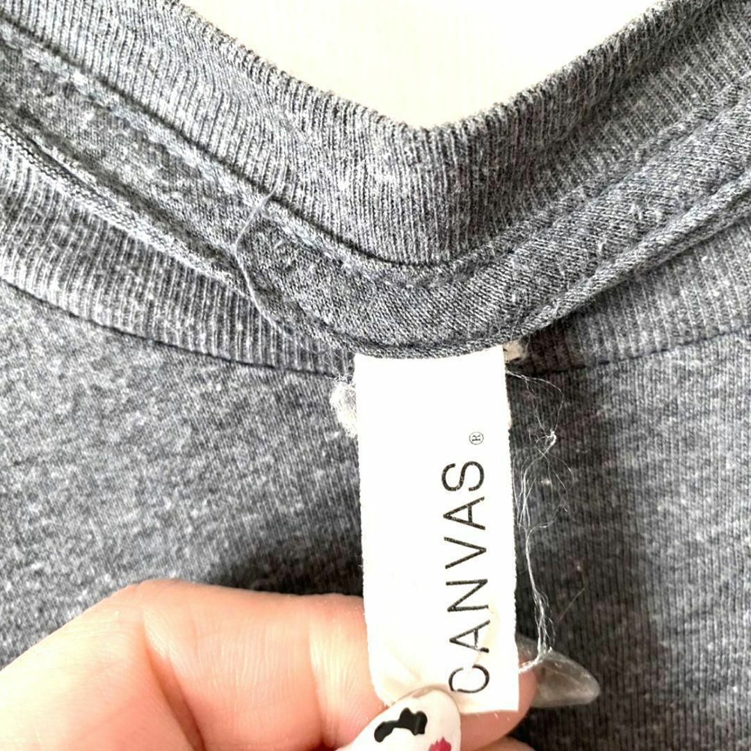 CANVAS ニューオーリンズ Tシャツ XL グレー 灰色 古着 メンズのトップス(Tシャツ/カットソー(半袖/袖なし))の商品写真