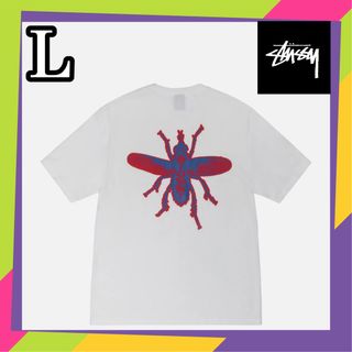 ステューシー(STUSSY)の即完売 Stussy HOUSEFLY TEE 白 L(Tシャツ/カットソー(半袖/袖なし))