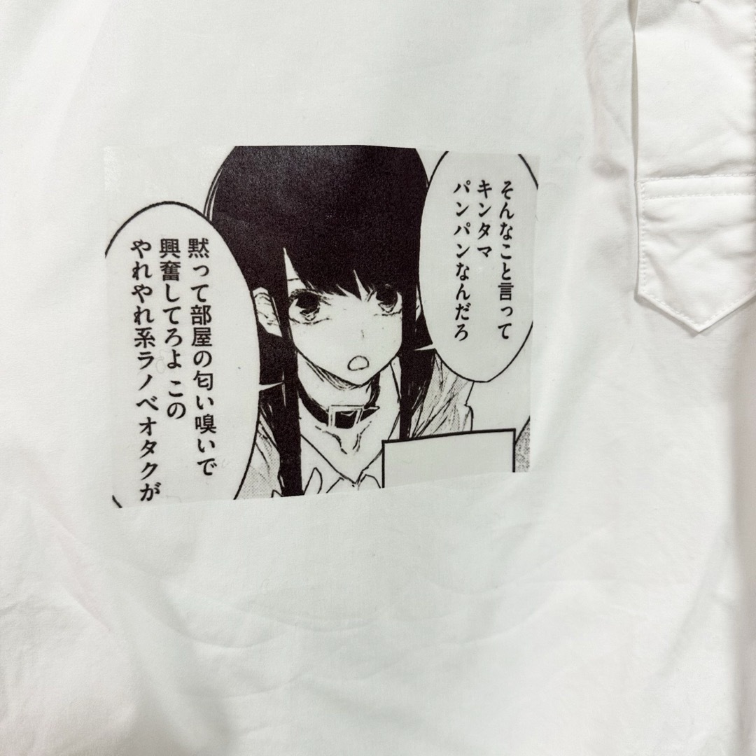 希少 "no brand" アニメ プリント ハーフボタン シャツ メンズのトップス(シャツ)の商品写真
