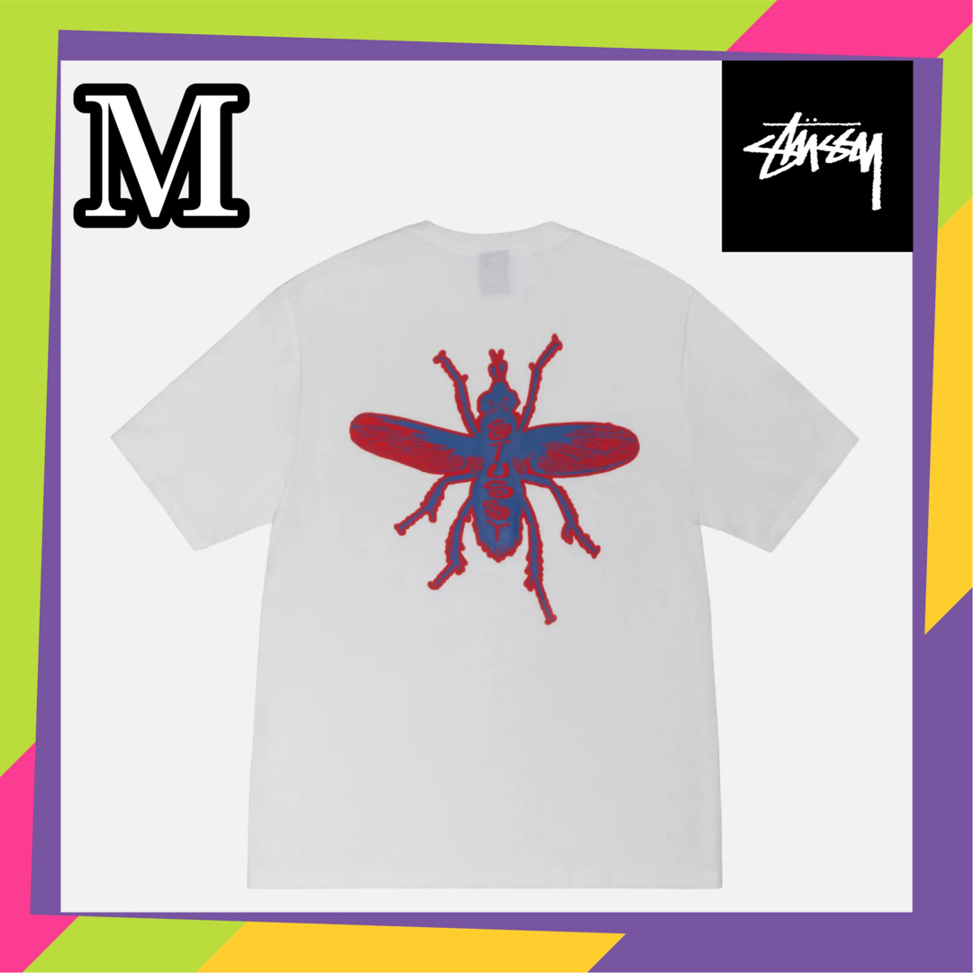 STUSSY(ステューシー)の即完売 Stussy HOUSEFLY TEE 白 M メンズのトップス(Tシャツ/カットソー(半袖/袖なし))の商品写真