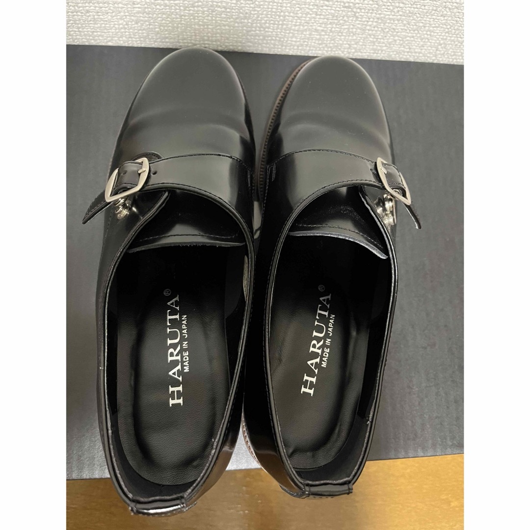 HARUTA(ハルタ)のHARUTA ハルタ モンクストラップシューズ 24.5 ブラック レディースの靴/シューズ(ローファー/革靴)の商品写真