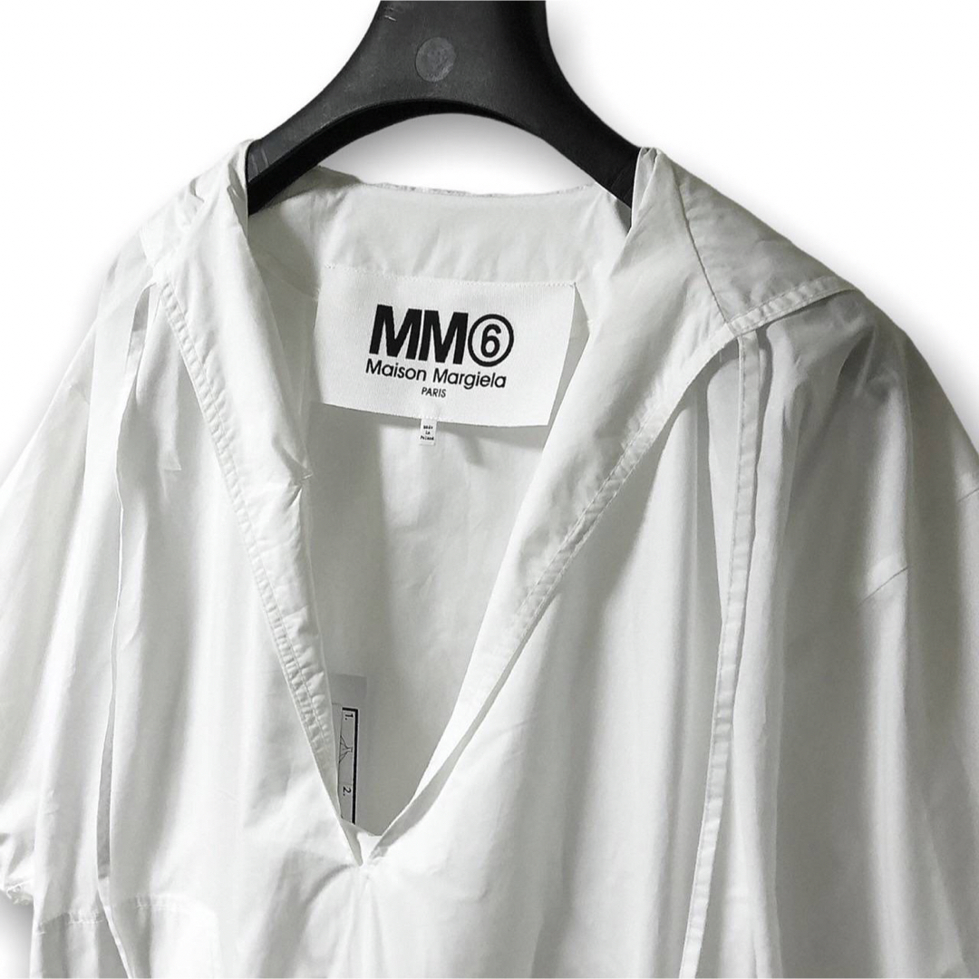 MM6(エムエムシックス)の新品 MM6 Maison Margiela セーラーカラー ワンピース S レディースのワンピース(ひざ丈ワンピース)の商品写真