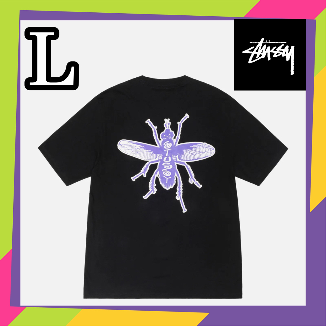 STUSSY(ステューシー)の即完売 Stussy HOUSEFLY TEE 黒 L メンズのトップス(Tシャツ/カットソー(半袖/袖なし))の商品写真