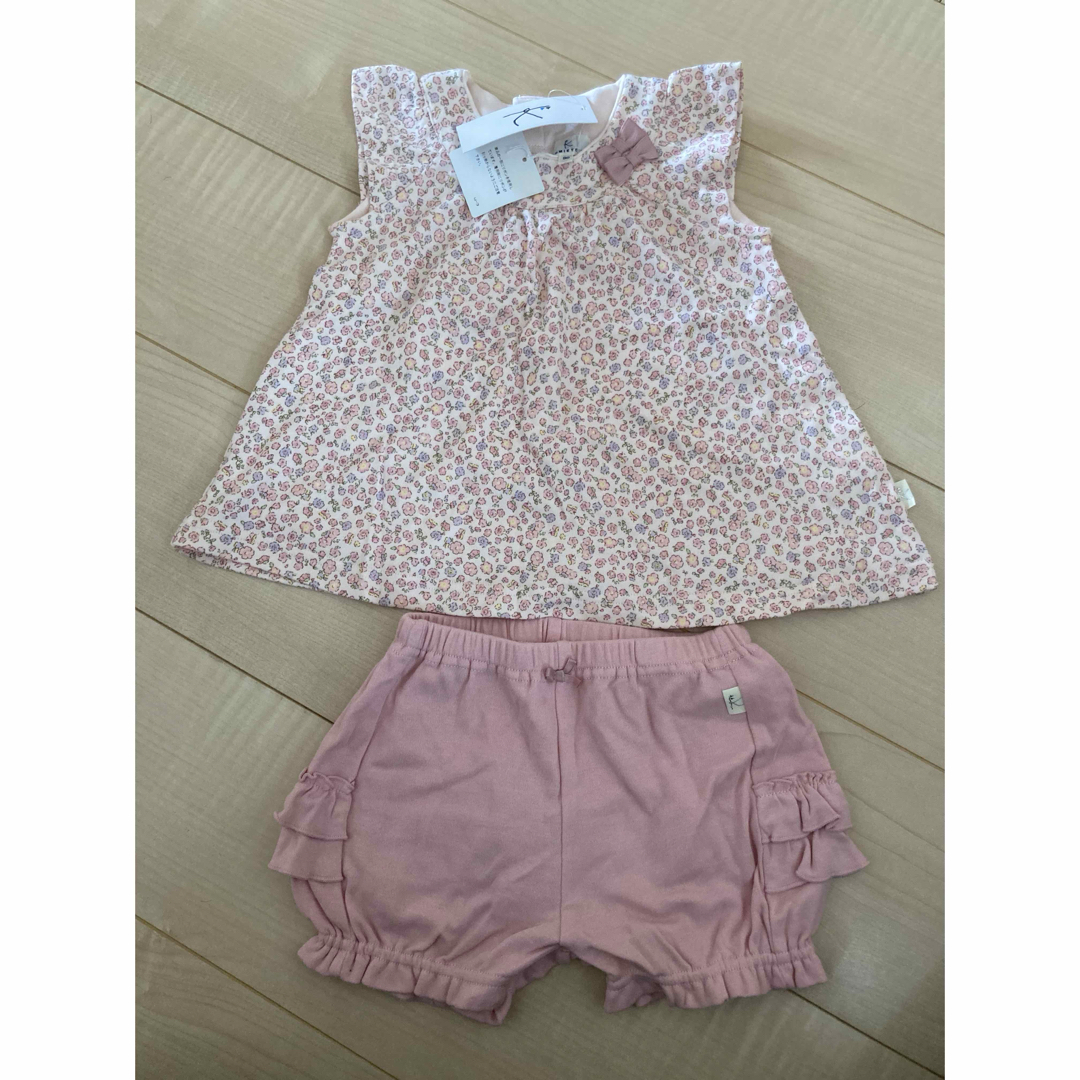 kumikyoku（組曲）(クミキョク)の夏服セットアップ　90cm キッズ/ベビー/マタニティのキッズ服女の子用(90cm~)(その他)の商品写真