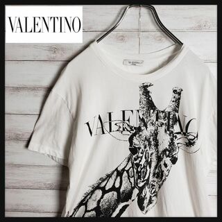 ヴァレンティノ(VALENTINO)の【入手困難】ヴァレンチノ キリン アニマル ロゴT Tシャツ レア Mサイズ(Tシャツ/カットソー(半袖/袖なし))