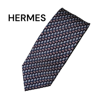 エルメス(Hermes)のHERMES エルメス ネクタイ タッチダウン シルクタイ H626019T(ネクタイ)